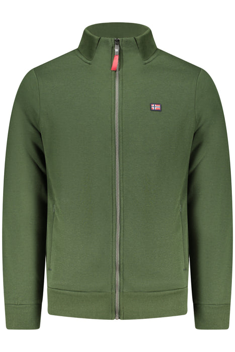 Norway 1963 Mens Green Zip-Up Sweatshirt