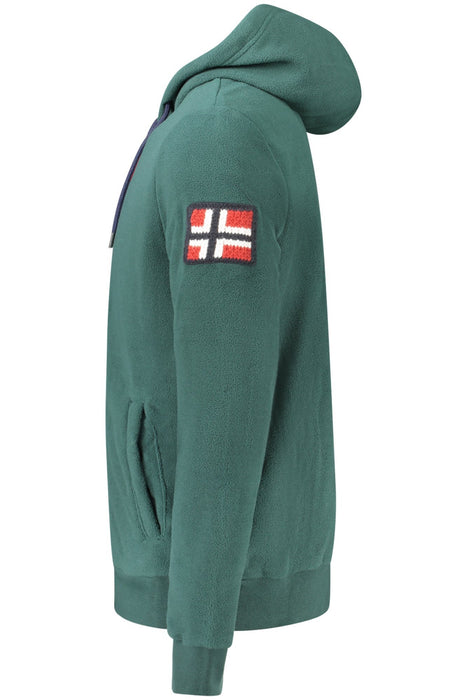Norway 1963 Mens Green Zip-Up Sweatshirt