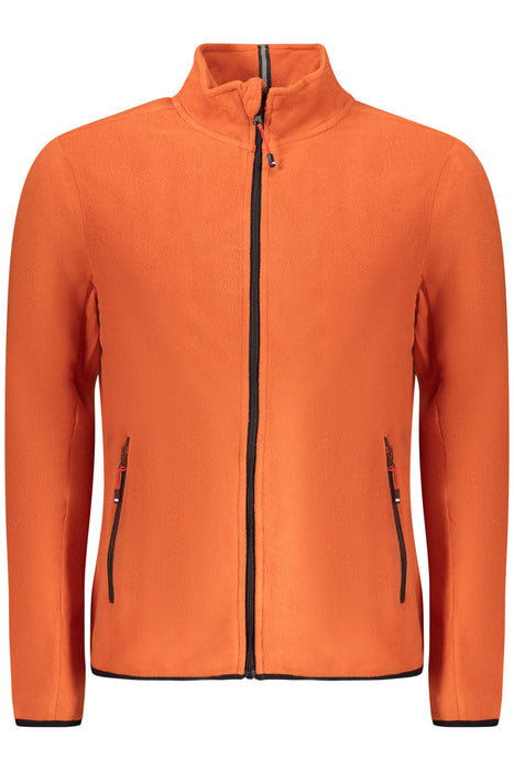 Norway 1963 Mens Orange Zip-Up Sweatshirt