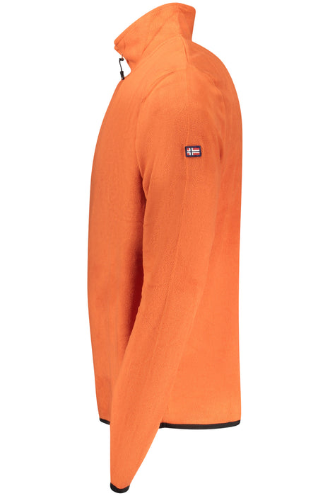 Norway 1963 Mens Orange Zip-Up Sweatshirt