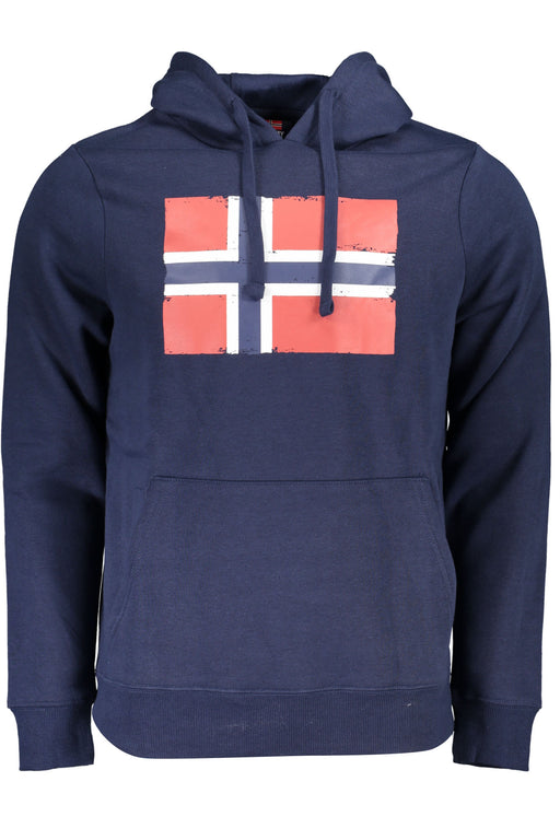 Norway 1963 Mens Blue Zipless Sweatshirt