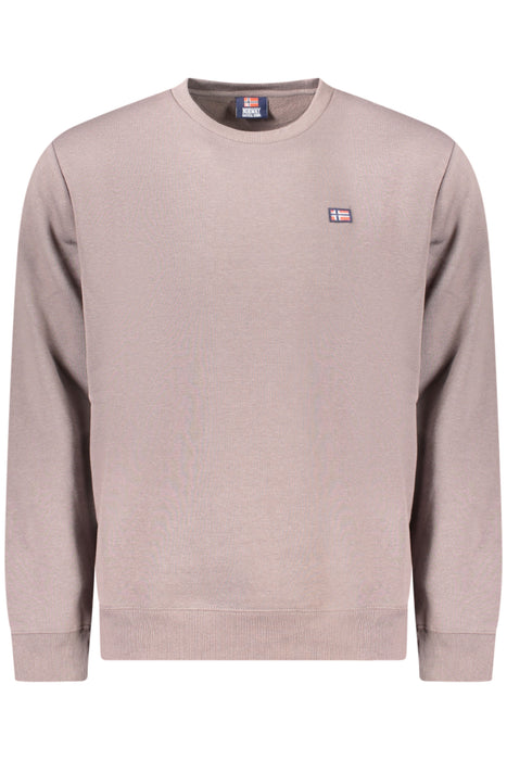 Norway 1963 Mens Brown Zip-Up Sweatshirt