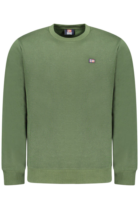 Norway 1963 Mens Zip-Up Sweatshirt, Green