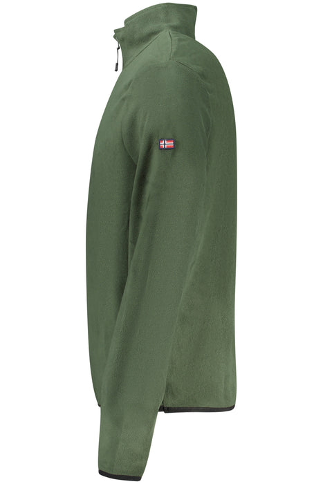 Norway 1963 Mens Zip-Up Sweatshirt, Green