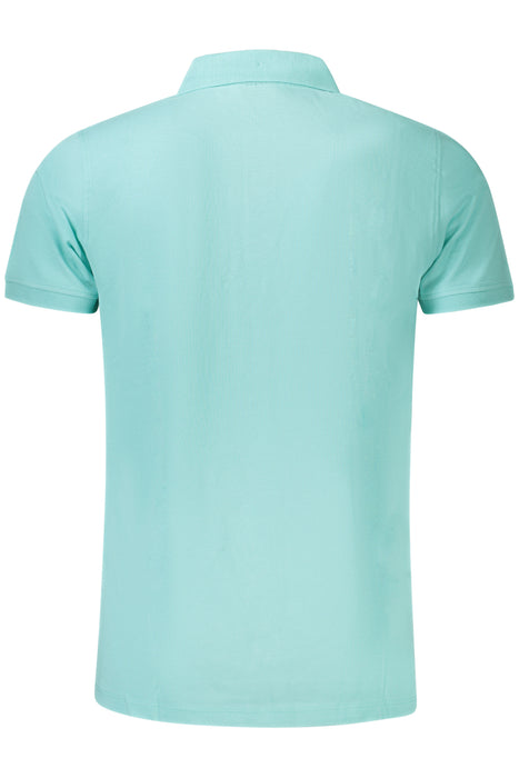 Norway 1963 Mens Short Sleeve Polo Shirt Blue