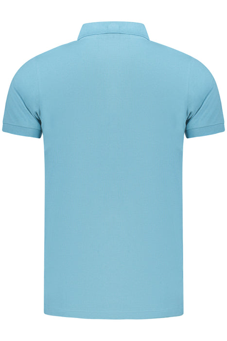 Norway 1963 Mens Short Sleeve Polo Shirt Blue