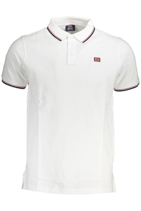 Norway 1963 Mens Short Sleeve Polo White