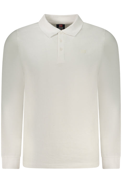 Norway 1963 Mens Long-Sleeved Polo Shirt White