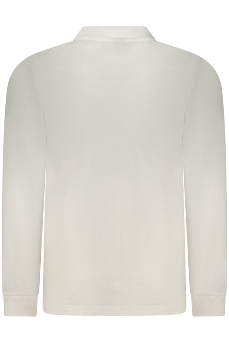 Norway 1963 Mens Long-Sleeved Polo Shirt White