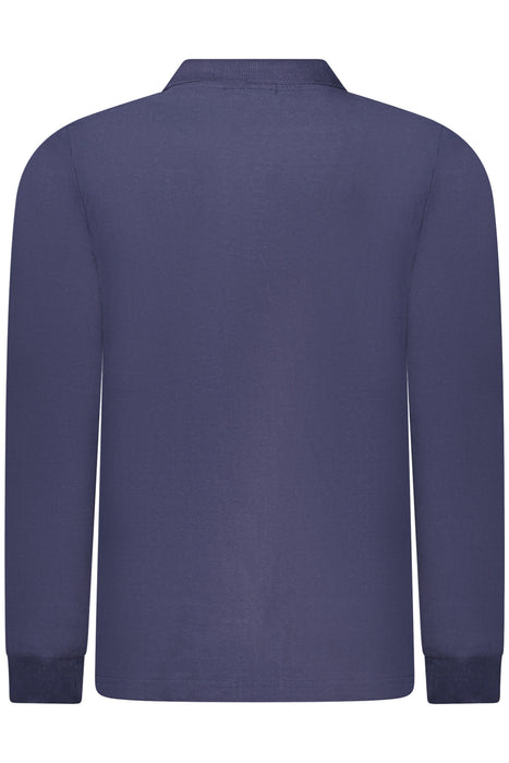 Norway 1963 Mens Long-Sleeved Polo Shirt, Blue