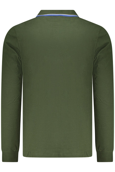 Norway 1963 Mens Long-Sleeved Polo Shirt, Green
