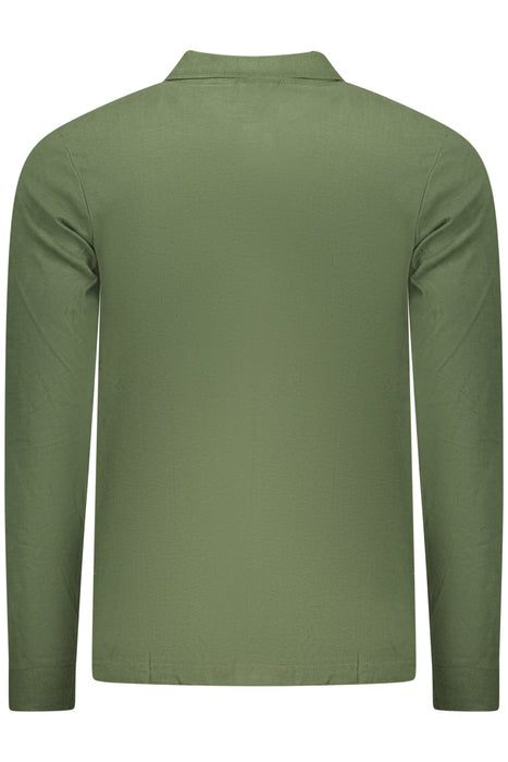 Norway 1963 Mens Long-Sleeved Polo Shirt, Green
