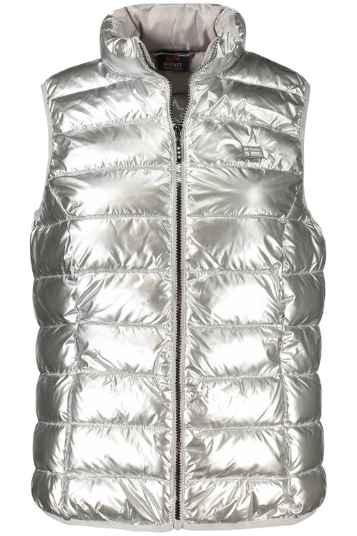Norway 1963 Womens Silver Sleeveless Jacket