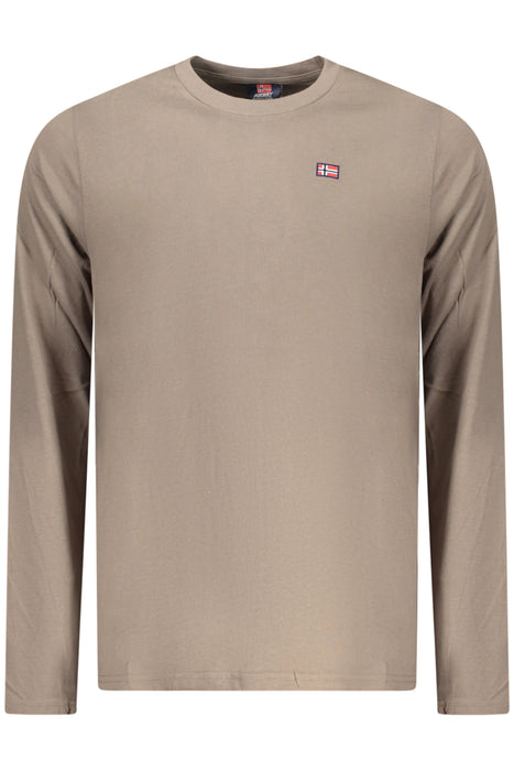 Norway 1963 Mens Long-Sleeve T-Shirt Brown