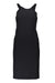 Patrizia Pepe Womens Long Dress Black