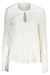 Patrizia Pepe Womens Long Sleeve Shirt White