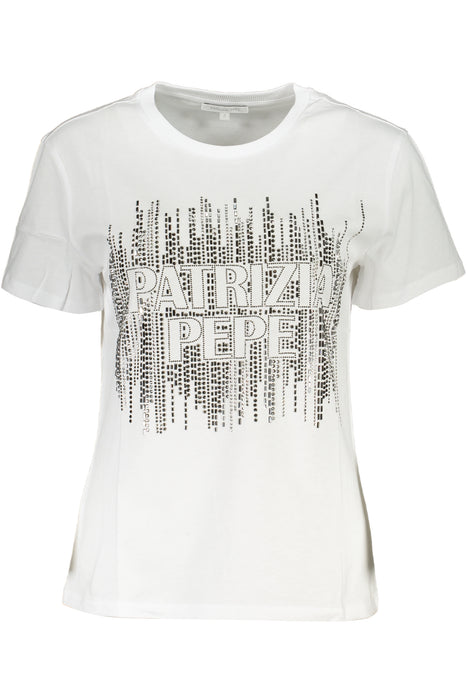 Patrizia Pepe Womens Short Sleeve T-Shirt White