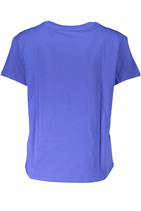 Patrizia Pepe Womens Short Sleeve T-Shirt Blue