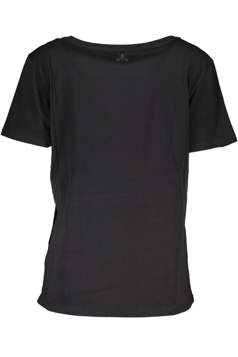 Patrizia Pepe Womens Short Sleeve T-Shirt Black