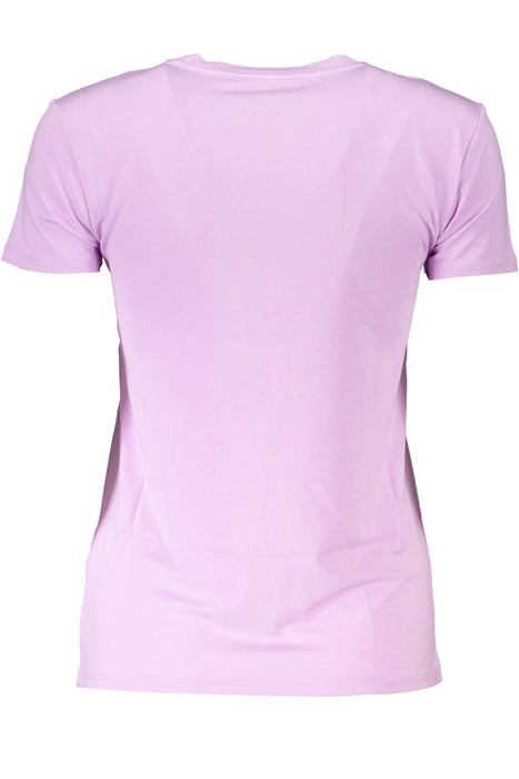 Patrizia Pepe Womens Short Sleeve T-Shirt Purple