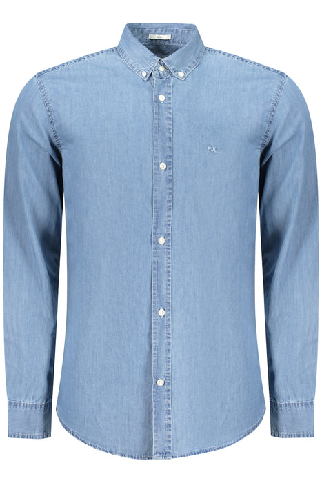 Pepe Jeans Mens Long-Sleeved Shirt, Blue