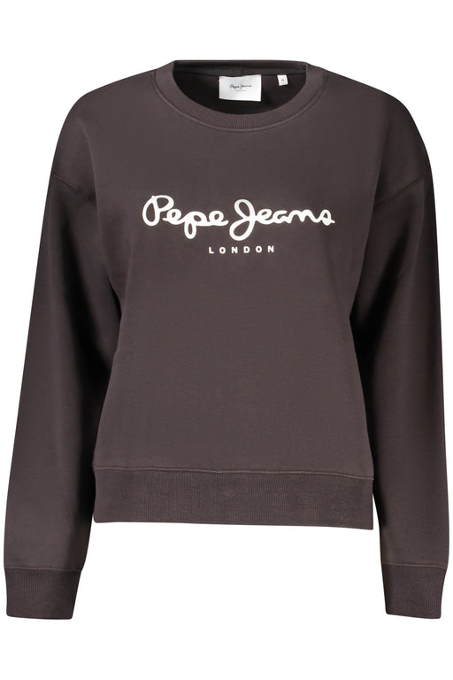 Pepe Jeans Womens Black Zip-Up Sweatshirt