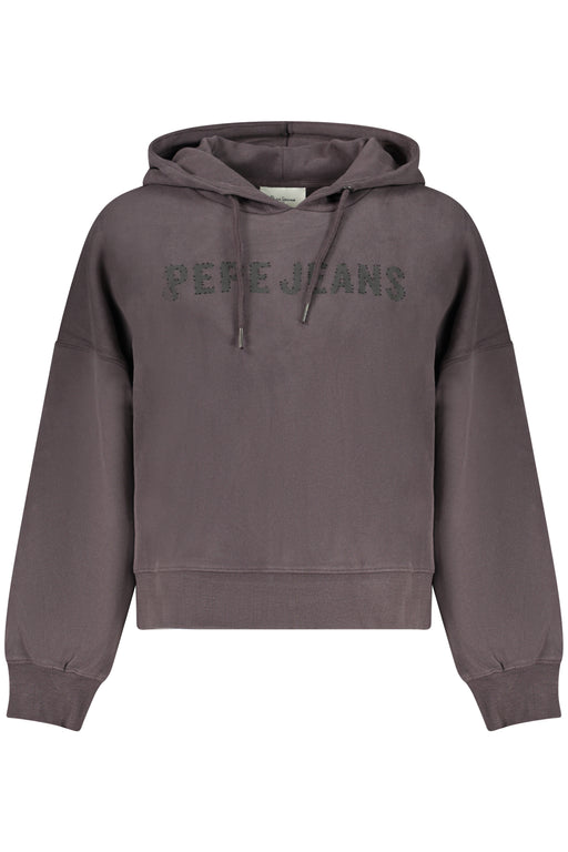 Pepe Jeans Womens Black Zip-Up Sweatshirt
