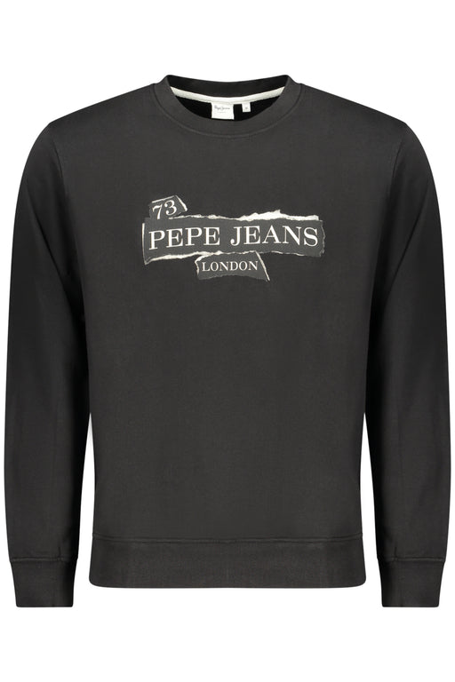 Pepe Jeans Mens Black Zip-Up Sweatshirt