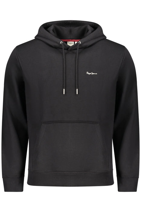Pepe Jeans Mens Black Zip-Up Sweatshirt