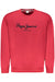 Pepe Jeans Mens Red Zip-Up Sweatshirt