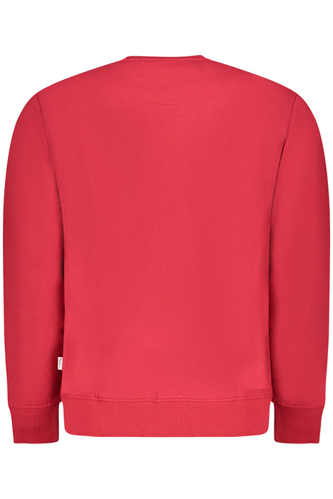 Pepe Jeans Mens Red Zip-Up Sweatshirt