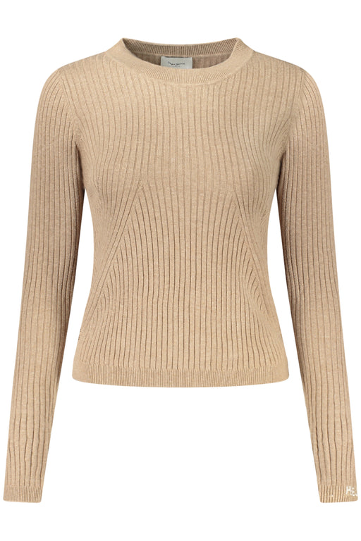 Pepe Jeans Womens Beige Sweater