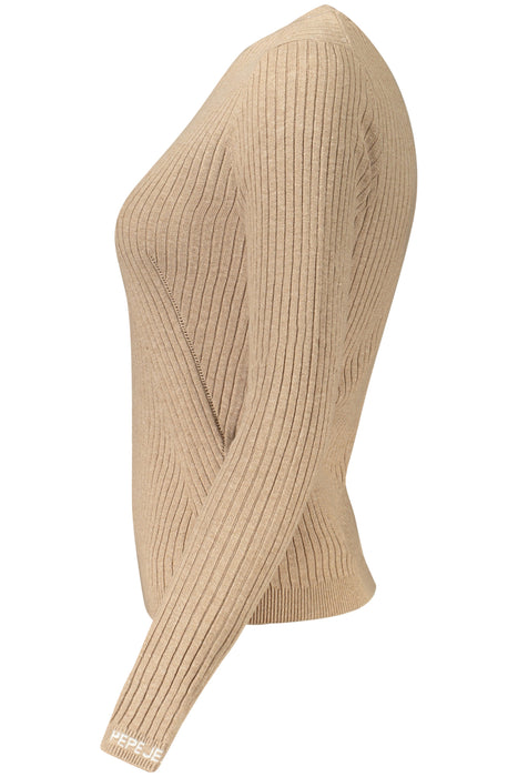 Pepe Jeans Womens Beige Sweater