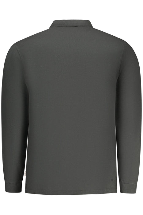 Pepe Jeans Mens Long-Sleeved Polo Shirt, Black