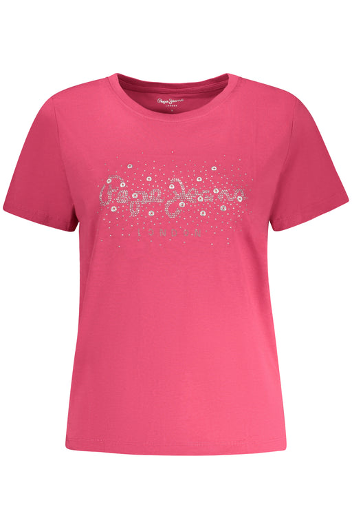 Pepe Jeans Womens Pink Short-Sleeve T-Shirt