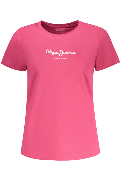 Pepe Jeans Womens Pink Short-Sleeve T-Shirt