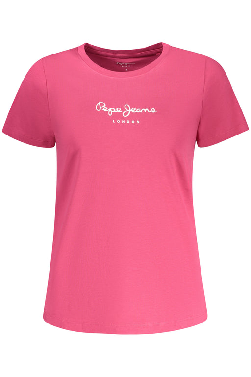 Pepe Jeans Womens Pink Short-Sleeve T-Shirt