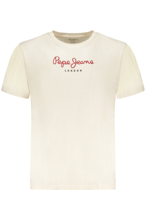 Pepe Jeans Mens Short-Sleeve T-Shirt, Beige