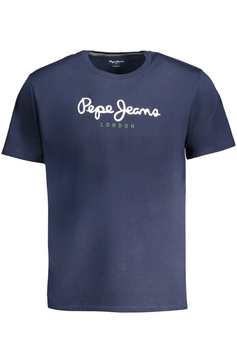 Pepe Jeans Mens Short Sleeved T-Shirt Blue