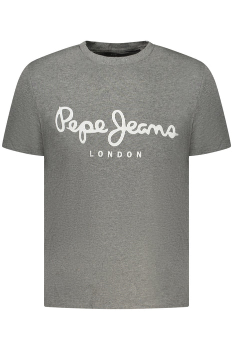 Pepe Jeans Mens Short-Sleeved T-Shirt, Grey