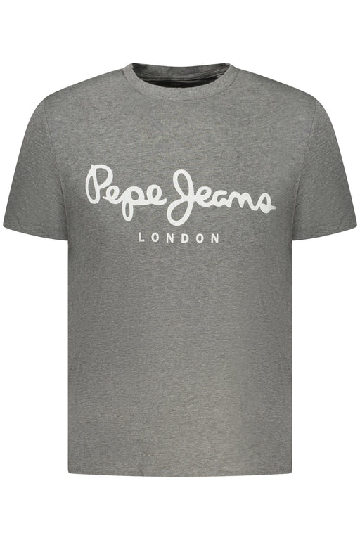 Pepe Jeans Mens Short-Sleeved T-Shirt, Grey