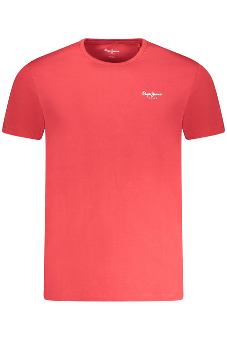 Pepe Jeans Mens Short Sleeve T-Shirt Red