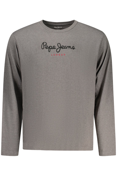 Pepe Jeans Mens Long-Sleeved T-Shirt, Grey