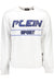 Plein Sport Mens Zip-Up Sweatshirt White