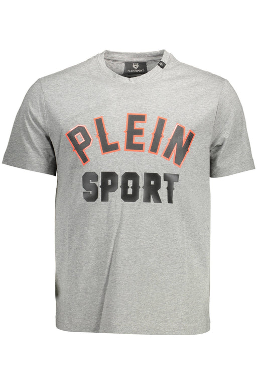 Plein Sport Mens Short Sleeve T-Shirt Gray