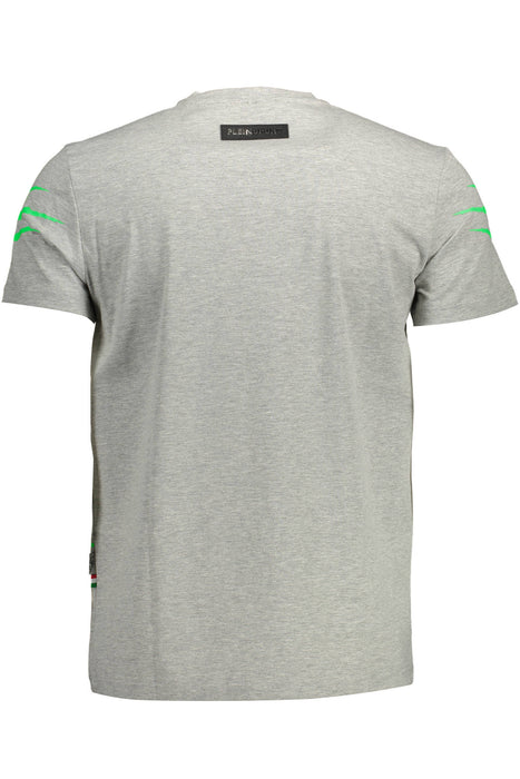 Plein Sport Short Sleeve T-Shirt Men Grey