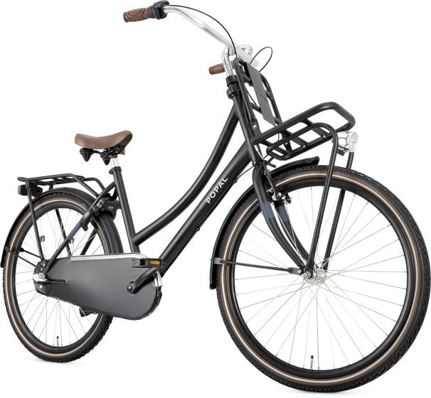 Daily Dutch Basic+ 26 Inch 45,5 cm Girls 3SP Coaster Brake Matte black,