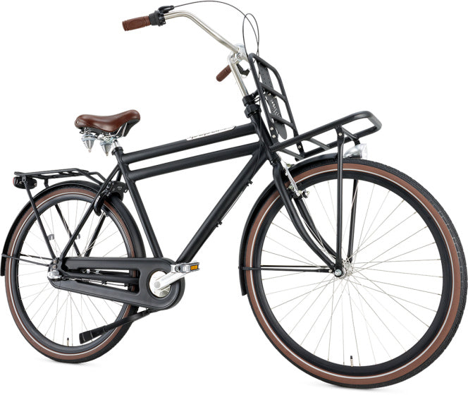 Daily Dutch Prestige 28 Inch 57 cm Men 3SP Coaster Brake Matte black,