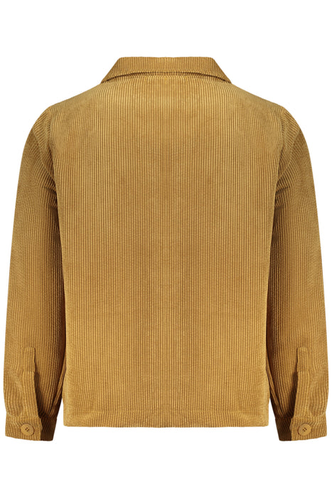 Mens Brown Long-Sleeved Rifle Shirt