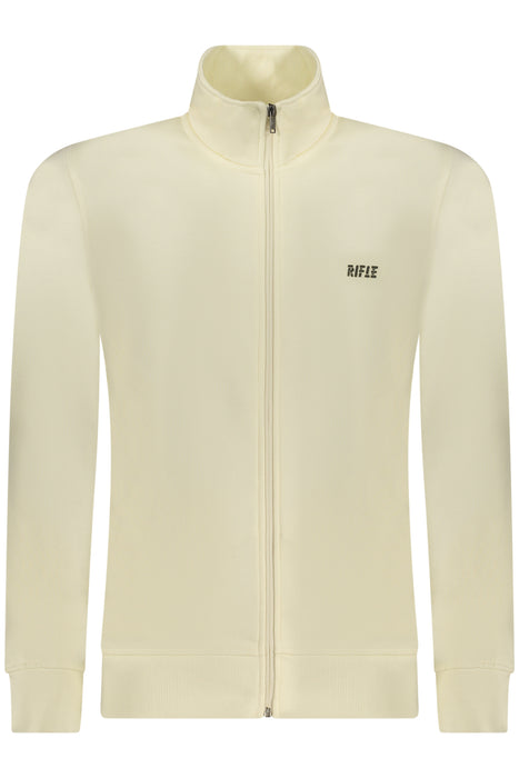 Rifle Mens Zip-Up Sweatshirt White